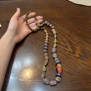 Hand Painted Vintage Multicolored Necklace